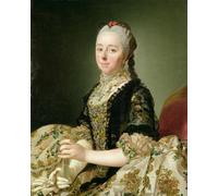 POSTERIIk Famoso Arte Dipinto Pittura Astratta Isabel la condesa de Alexander Roslin per L'arredamento del Soggiorno 60x90cm