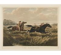 POSTERIIk Famoso Arte Dipinto Pittura Astratta la persecución de Nathaniel Currier per Decorazioni per la Casa 60x90cm