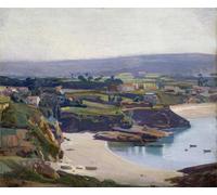 POSTERIIk Famoso Arte Dipinto Pittura Astratta La Playa De Espiñeiro by Francisco Llorens Diaz per L'arredamento del Soggiorno 60x90cm