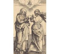POSTERIIk Famoso Arte Dipinto Pittura Astratta la Virgen y el Niño con Santa Ana de Albrecht Dürer per la Decorazione Della Parete 60x90cm