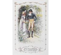 POSTERIIk Famoso Arte Dipinto Pittura Astratta Le dio a entender que sus sentimientos habían sufrido un cambio tan material por Charles Edmund Brock per Decorazioni per la Casa 60x90cm