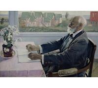 POSTERIIk Famoso Arte Dipinto Pittura Astratta Retrato del académico Ivan Pavlov Mikhail Nesterov per la Decorazione Della Parete 60x90cm