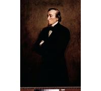 POSTERIIk Famoso Arte Dipinto Pittura Astratta Retrato del político británico Benjamin Disraeli por John Everett Millais per la Decorazione Della Parete 60x90cm