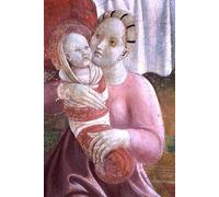 POSTERIIk Famoso Arte Dipinto Pittura Astratta Vidas de la Virgen y San Esteban de Paolo Uccello per L'arredamento del Soggiorno 60x90cm