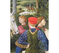 POSTERIIk Famoso Murale Tela Vintage Quadri Asistentes con librea de Benozzo Di Lese Di Sandro Gozzoli per Decorazioni per la Casa 60x90cm