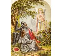 POSTERIIk Famoso Murale Tela Vintage Quadri Christian y Hopeful atrapados en la red por Alexander Lydon per Decorazioni per la Casa 60x90cm