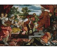POSTERIIk Famoso Murale Tela Vintage Quadri David y Goliat de Jacopo Robusti Tintoretto per L'arredamento del Soggiorno 60x90cm
