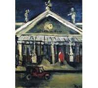 POSTERIIk Famoso Murale Tela Vintage Quadri La estación del norte de Kolle per L'arredamento del Soggiorno 60x90cm