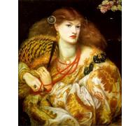 POSTERIIk Famoso Murale Tela Vintage Quadri Monna Vanna de Dante Gabriel Rossetti per Decorazioni per la Casa 60x90cm
