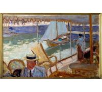 POSTERIIk Famoso Murale Tela Vintage Quadri por Yate de Pierre Bonnard per L'arredamento del Soggiorno 60x90cm
