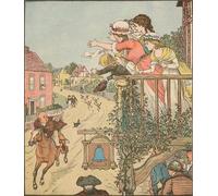 POSTERIIk Famoso Murale Tela Vintage Quadri Su esposa e hijos saludan desde el balcón por un artista famoso per L'arredamento del Soggiorno 60x90cm