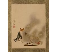 POSTERIIk Famoso Pittura Immagine Tela Dipinti d'arte graffiti Animal de Shibata Zeshin per Decorazioni per la Casa 60x90cm