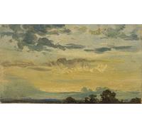 POSTERIIk Famoso Pittura Immagine Tela Dipinti d'arte graffiti Atardecer de verano de John Constable per la Decorazione Della Parete 60x90cm