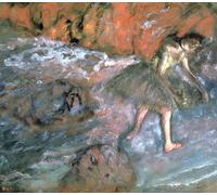 POSTERIIk Famoso Pittura Immagine Tela Dipinti d'arte graffiti Bailarina rusa de Edgar Degas per la Decorazione Della Parete 60x90cm