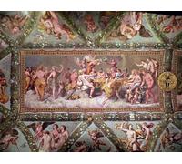 POSTERIIk Famoso Pittura Immagine Tela Dipinti d'arte graffiti El banquete de los dioses de Raffaello Sanzio Rafael per la Decorazione Della Parete 60x90cm