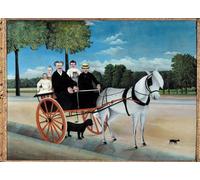 POSTERIIk Famoso Pittura Immagine Tela Dipinti d'arte graffiti el Carriole del padre Junier de Henri JF Rousseau per la Decorazione Della Parete 60x90cm