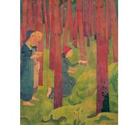 POSTERIIk Famoso Pittura Immagine Tela Dipinti d'arte graffiti el Conjuro o el Bosque Sagrado de Paul Sérusier per Decorazioni per la Casa 60x90cm