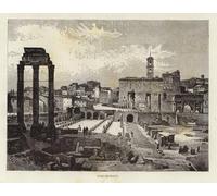 POSTERIIk Famoso Pittura Immagine Tela Dipinti d'arte graffiti el foro romano de gustave baauernfeind per L'arredamento del Soggiorno 60x90cm