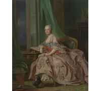 POSTERIIk Famoso Pittura Immagine Tela Dipinti d'arte graffiti Ivanovna Princesa de Hesse Homburgnée Condesa Trubetskaya de Alexander Roslin per la Decorazione Della Parete 60x90cm