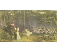 POSTERIIk Famoso Pittura Immagine Tela Dipinti d'arte graffiti la copa en Aagerup el momento de la partida de Richard Doyle per la Decorazione Della Parete 60x90cm