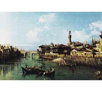 POSTERIIk Famoso Pittura Immagine Tela Dipinti d'arte graffiti Plaza Darno de Bernardo Bellotto per la Decorazione Della Parete 60x90cm