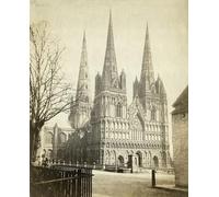 POSTERIIk Famoso stampa tela poster Ritratto Dipinti d'arte Catedral de Lichfield por el famoso Painiter per Decorazioni per la Casa 60x90cm