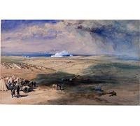 POSTERIIk Famoso stampa tela poster Ritratto Dipinti d'arte Cuartos de Lord Raglan antes de noviembre de Sebastopol por William Simpson per L'arredamento del Soggiorno 60x90cm