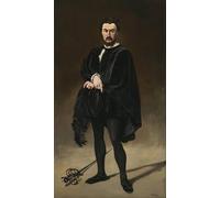 POSTERIIk Famoso stampa tela poster Ritratto Dipinti d'arte El actor trágico de Edouard Manet per Decorazioni per la Casa 60x90cm