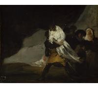POSTERIIk Famoso stampa tela poster Ritratto Dipinti d'arte el monje ahorcado de francisco de goya per Decorazioni per la Casa 60x90cm