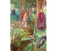 POSTERIIk Famoso stampa tela poster Ritratto Dipinti d'arte El tiempo y el azar suceden a todos por igual de Byam Liston Shaw per Decorazioni per la Casa 60x90cm