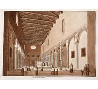 POSTERIIk Famoso stampa tela poster Ritratto Dipinti d'arte la Iglesia de Santa Sabina de Agostino Tofanelli per L'arredamento del Soggiorno 60x90cm