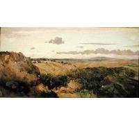 POSTERIIk Famoso stampa tela poster Ritratto Dipinti d'arte Paisaje de montaña de Jean Baptiste Camille Corot per L'arredamento del Soggiorno 60x90cm