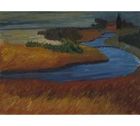 POSTERIIk Famoso stampa tela poster Ritratto Dipinti d'arte Prerowstrom de Marianne Von Werefkin per L'arredamento del Soggiorno 60x90cm