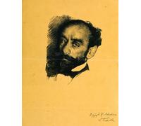 POSTERIIk Famoso stampa tela poster Ritratto Dipinti d'arte Retrato del artista Isaak Levitan de Leon Bakst per Decorazioni per la Casa 60x90cm