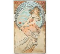 POSTERIIk Famoso stampa tela poster Ritratto Dipinti d'arte Sarah Bernhardt de Alphonse Mucha per Decorazioni per la Casa 60x90cm