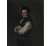 POSTERIIk Famoso stampa tela poster Ritratto Dipinti d'arte Tiburcio Pérez Y Cuervo el Arquitecto de Francisco De Goya per Decorazioni per la Casa 60x90cm