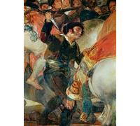 POSTERIIk Pittura Immagine Tela Dipinti d'arte graffiti el dos de el motín contra los mercenarios mamelucos un hombre con una daga de francisco de goya per Decorazioni per la Casa 60x90cm