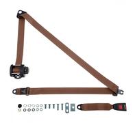 Posteriore Automatico Sedile Cinghia Per Polski / Fiat 125P Pick-up 1975 A Beige