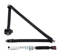 Posteriore Automatico Sedile Cinghia Per Polski / Fiat 125P Pick-up 1975 A Nero