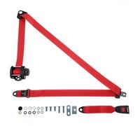Posteriore Automatico Sedile Cintura per Fiat Brava Hatchback 3dr 1995 Forma Red
