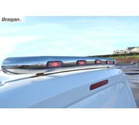 Posteriore Barra Tettuccio + LED Per citroen dispatch 2007 - 2016 Inox Accessori