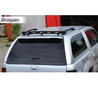 Posteriore Barra Tettuccio + LED Per ford ranger 2006 - 2012 Inox Accessori Nero