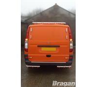 Posteriore Barra Tettuccio + LED Per Mercedes Vito Viano 2014+ Inox Faro Del