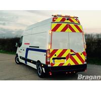 Posteriore Barra Tettuccio + LED Per Renault master 2010-2018 Acciaio Inox