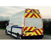 Posteriore Barra Tettuccio + LED Per Renault master 2018-2024 Acciaio Inox