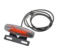 Posteriore Bici Nero+Rosso Bicicletta Funzionale Lampa
