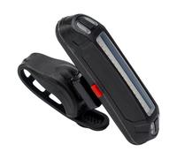 Posteriore Bicicletta USB-Ricaricabile LED Avvisamento di Sicurezza Lampa