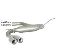 Posteriore con terminale doppio inox Ragazzon Audi A3 8V/8VA 1.4 TFSI 110 Kw