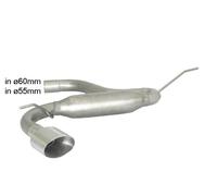 Posteriore con terminale ovale inox Ragazzon Audi A3 8V/8VA 1.4 TFSI 103 Kw