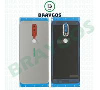 Posteriore Copri Batteria Vetro Per Nokia 7.1 TA-1100 con Fotocamera Lente &